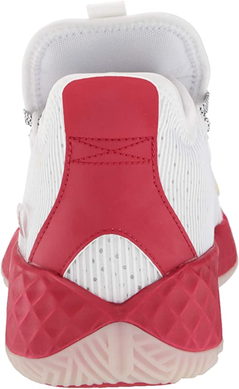 Tênis de basquete adidas Coll3ctiv3 2020 Low masculino, branco/vermelho potente