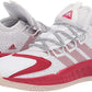 Tênis de basquete adidas Coll3ctiv3 2020 Low masculino, branco/vermelho potente