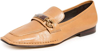 Tory Burch - Women's Perrine Loafers Square Toe Leather Shoes