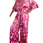 Elan - Zade High Waisted Patterned Pants