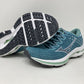 Tênis de corrida Mizuno Wave Inspire 17 feminino, turquesa empoeirado, tamanho 7 B(M) EUA