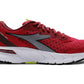 Tênis de corrida feminino Diadora Mythos Blushield Volo vermelho