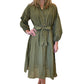 Emily Lovelock - Lyla Long Sleeve Midi Dress