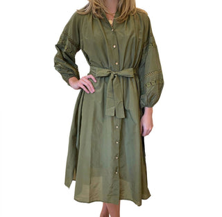 Emily Lovelock - Lyla Long Sleeve Midi Dress