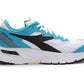 Tênis de corrida feminino Diadora Mythos Blushield Volo, azul, tamanho 6 B(M) EUA