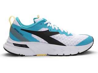 Tênis de corrida feminino Diadora Mythos Blushield Volo, azul, tamanho 6 B(M) EUA