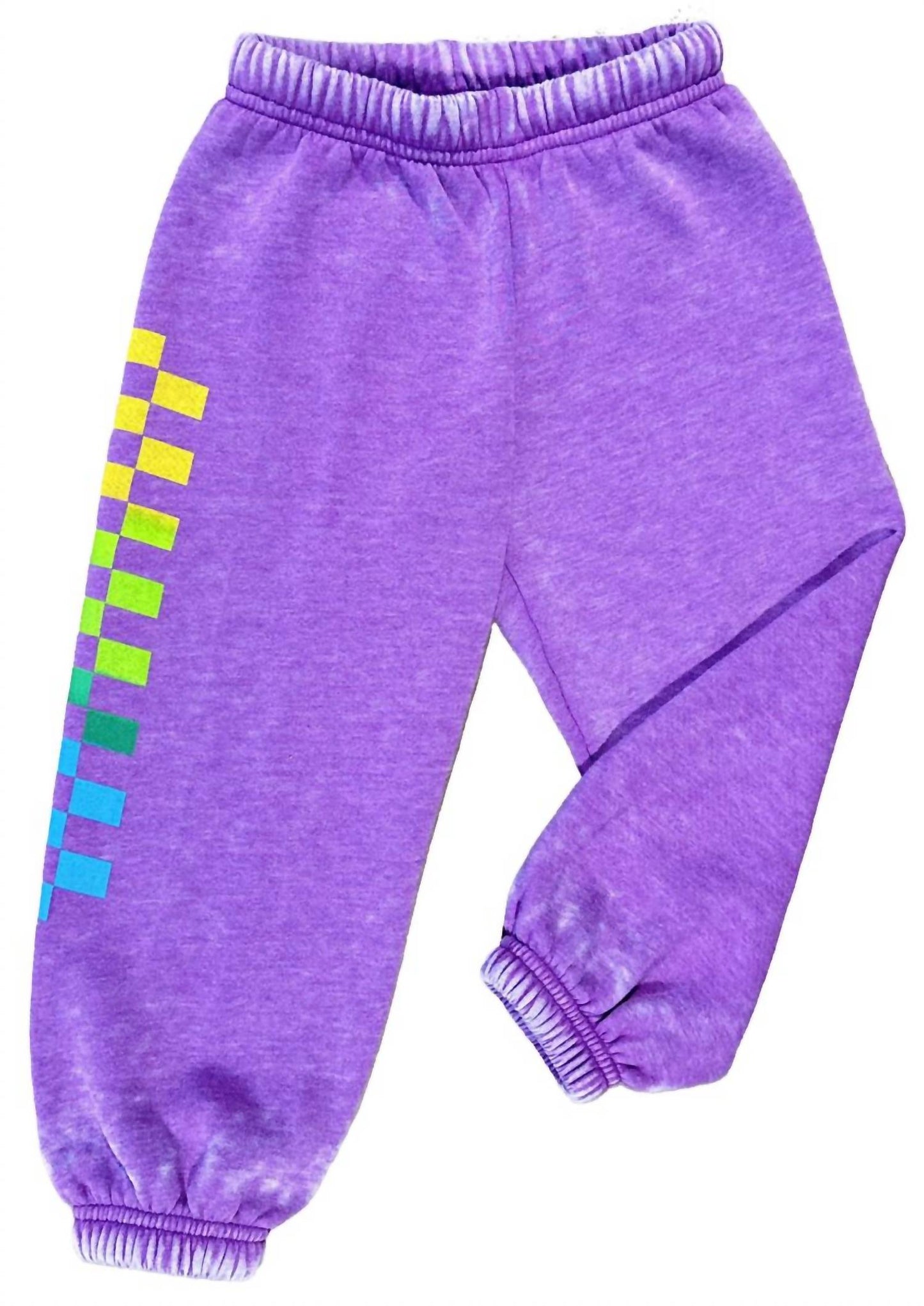 Rowdy Sprout - Kid's Rainbow Check Sweatpants