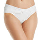 Ava Twist Hipster Bikini Bottoms in White