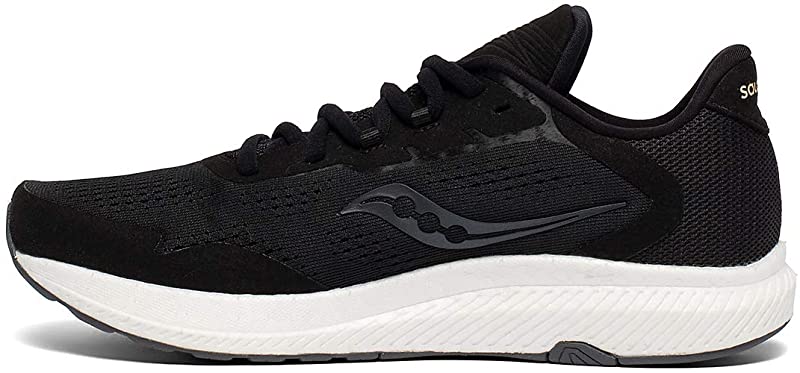 Tênis de corrida Saucony Freedom 4 feminino, preto, tamanho 9,5 B(M) EUA