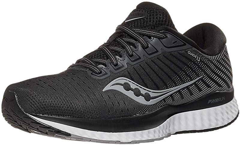 Tênis de corrida Saucony Guide 13 feminino, preto, tamanho 6 D(W) EUA