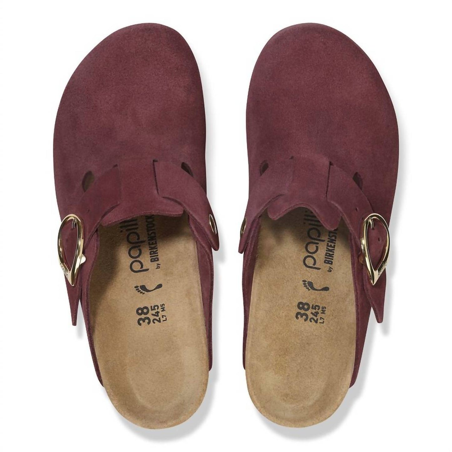 Birkenstock - Women's Fanny Ring Buckle Suede Leather Clog - Medium/Narrow