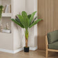 43" Tall, Artificial Plant, Banana Tree, Indoor, Faux, Fake, Floor, Greenery, Potted, Real Touch, Decorative - Green / Black