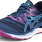 Tênis de corrida feminino ASICS Gel-Nimbus 23, azul, tamanho 6 B(M) EUA
