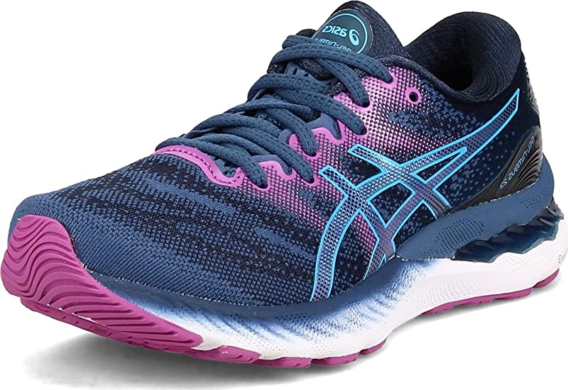 Tênis de corrida feminino ASICS Gel-Nimbus 23, azul, tamanho 6 B(M) EUA