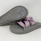 Sandália feminina Chaco Chillos Slide, cor lilás, tamanho 5 B(M) EUA