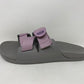 Sandália feminina Chaco Chillos Slide, cor lilás, tamanho 5 B(M) EUA