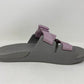 Sandália feminina Chaco Chillos Slide, cor lilás, tamanho 5 B(M) EUA