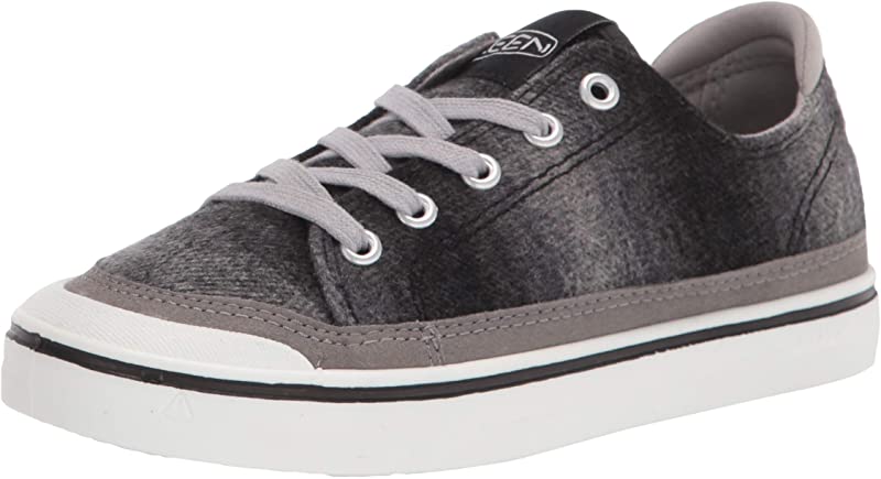 Tênis casual feminino KEEN Elsa 4, preto, tamanho 6,5 B(M) EUA