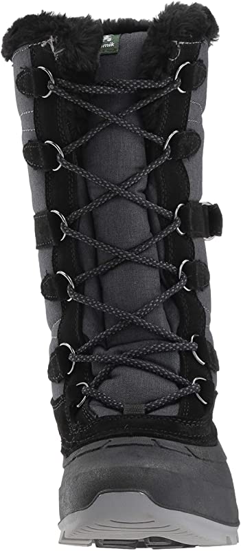 Bota de neve Kamik SNOVALLEY2 feminina, preta