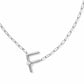 Kendra Scott - Women's Pearl Letter F Pendant Necklace