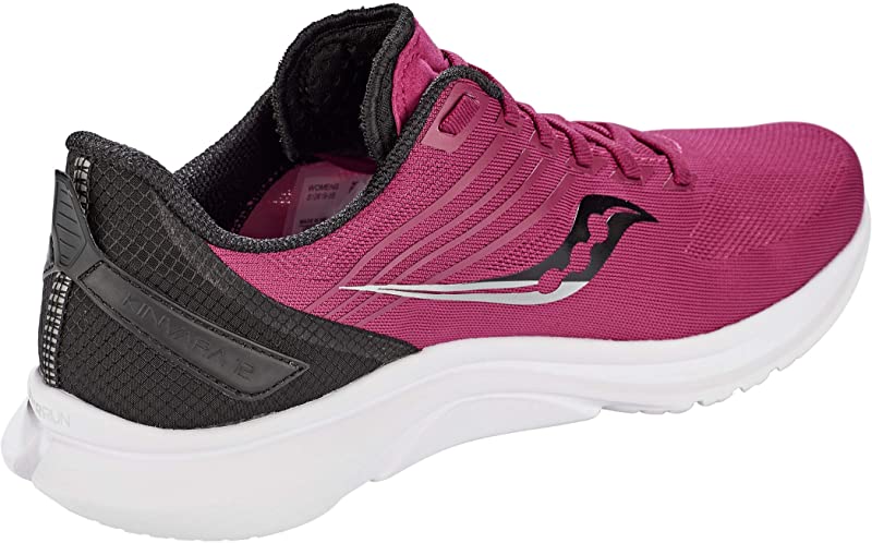 Tênis de corrida Saucony Kinvara 12 feminino, preto, tamanho 6,5 B(M) EUA
