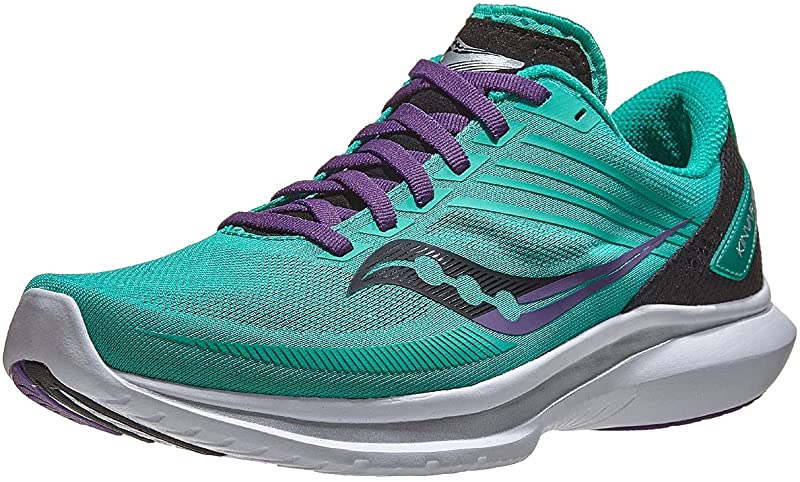 Tênis de corrida Saucony Kinvara 12 feminino Jade/Concord tamanho 7 B(M) EUA