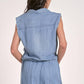 Elan - Chambray Cinch Waist Top