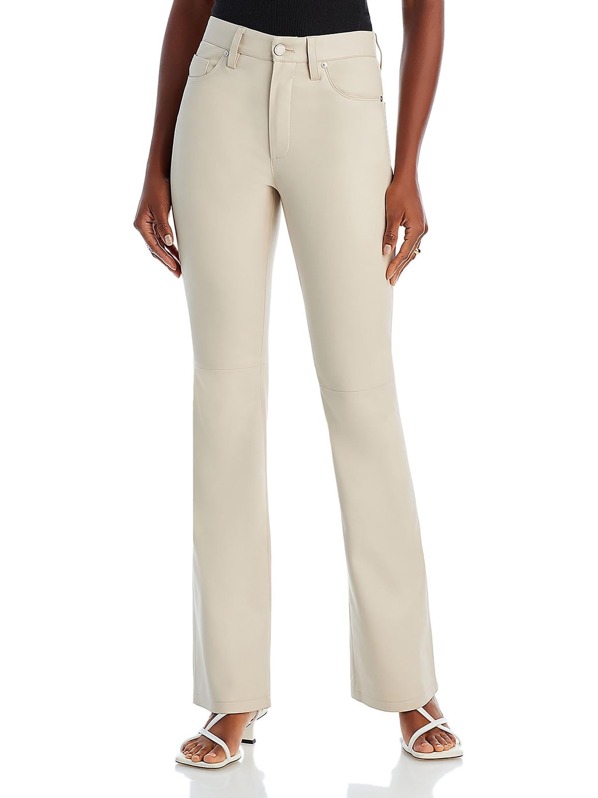 Calça feminina de couro sintético Blanknyc, preta, tamanho 24