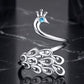 925 Sterling Silver Plated Platinum Pavé Setting CZ Ring for Women