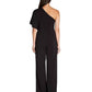 Adrianna Papell - One Shoulder Dress Like Jumpsuit