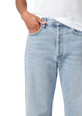 Agolde - Calça Jeans Reta Fran Low Slung