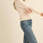 &Merci - Haze Puff Sleeve Cable Knit Sweater