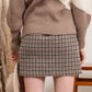 Blu Pepper - Ashleyn Houndstooth Skirt