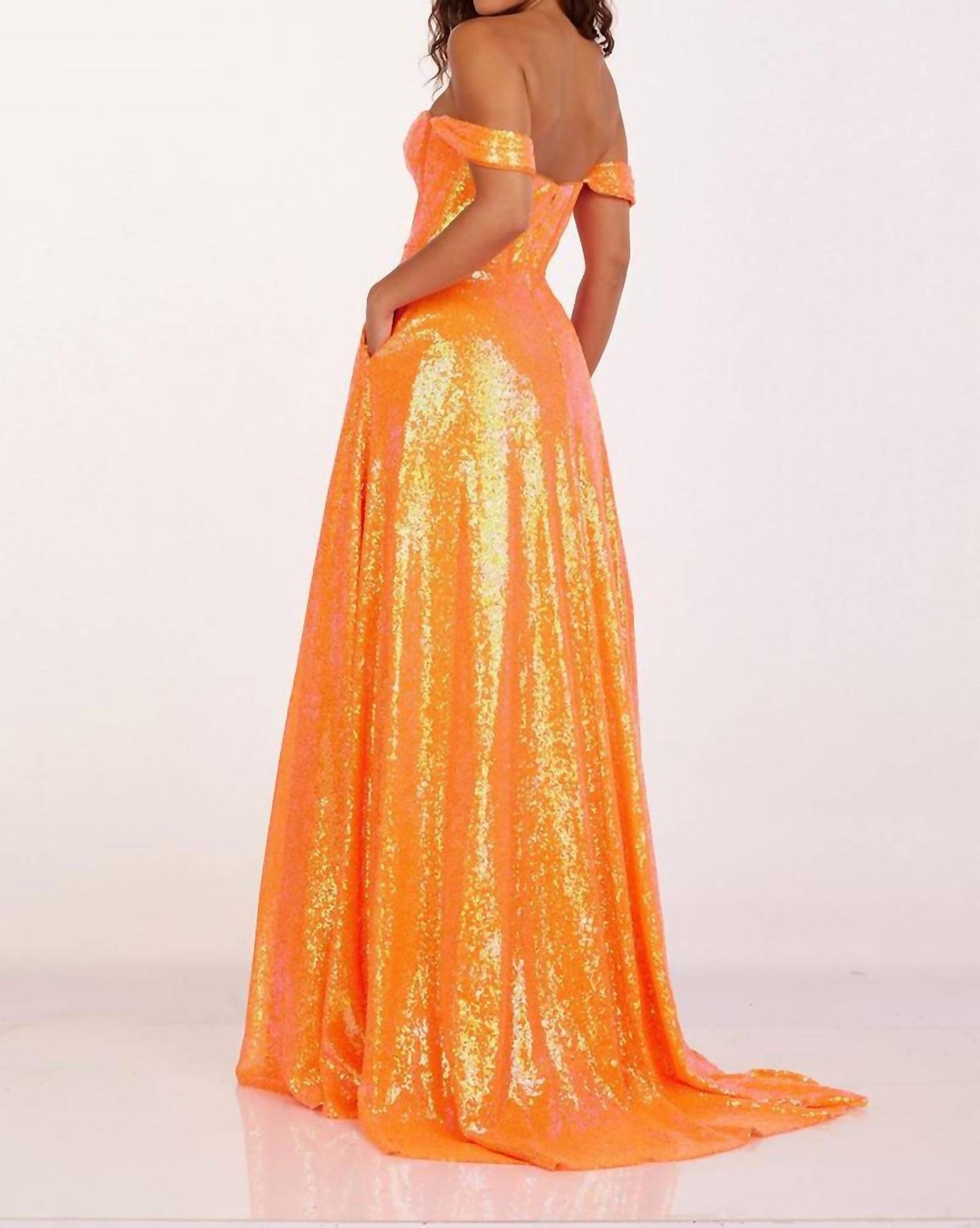 Abby Paris - Off-the-shoulder Gown