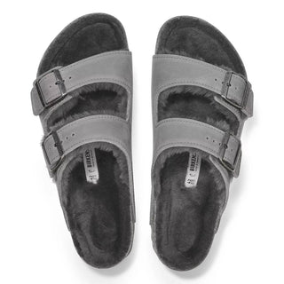 Birkenstock - Sandália feminina Arizona Shearling