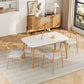 5 Piece Dining Set With Upholstered Chairs