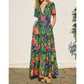 Dress Forum - Make Waves Plunging Tiered Maxi Dress