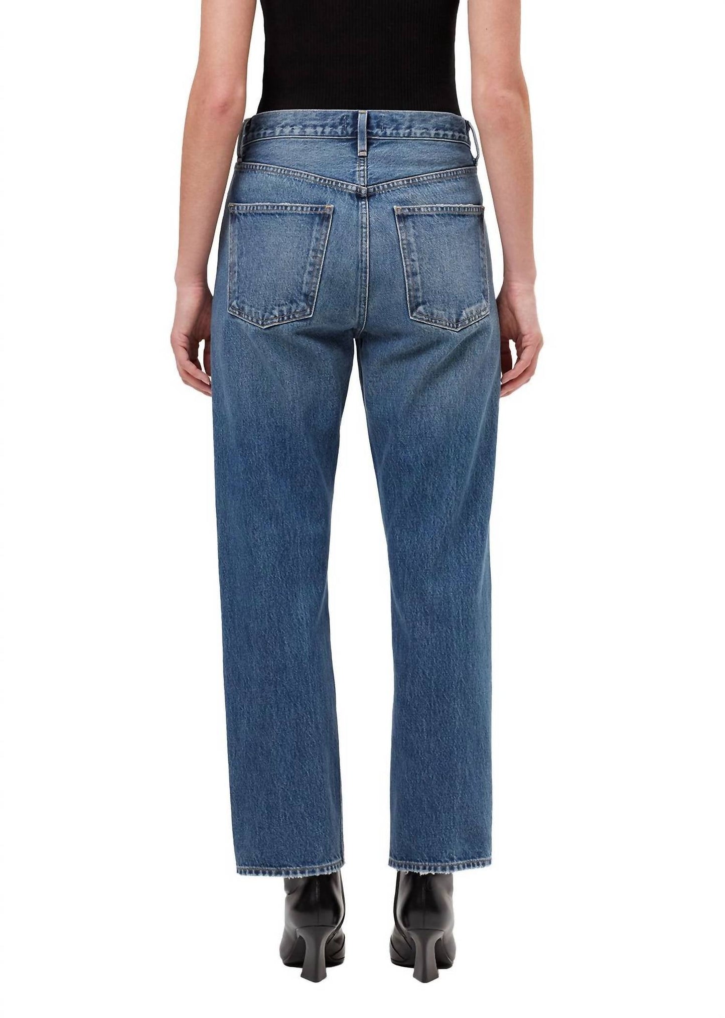 Agolde - Women's 90's Crop Straight Leg Jean