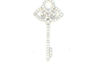 Aamiaa - 0.54 Carat Natural Diamond Key Pendant