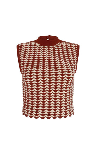 Escvdo - Motupe Crochet Sleeveless Top