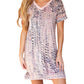 Ninexis - V-Neck Short Sleeve Sleepshirt