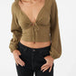 O'Neill - Brinley Balloon Sleeve Crop Top