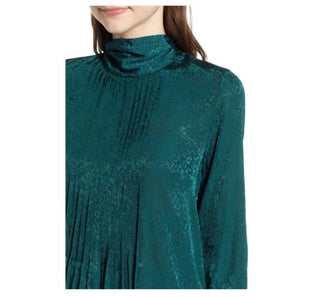Topshop - Vestido midi jacquard com estampa animal