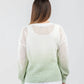 J. Society - Women's Ombre Mesh V Neck Sweater