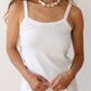 Donni. - Baby Rib Scallop Tank Top