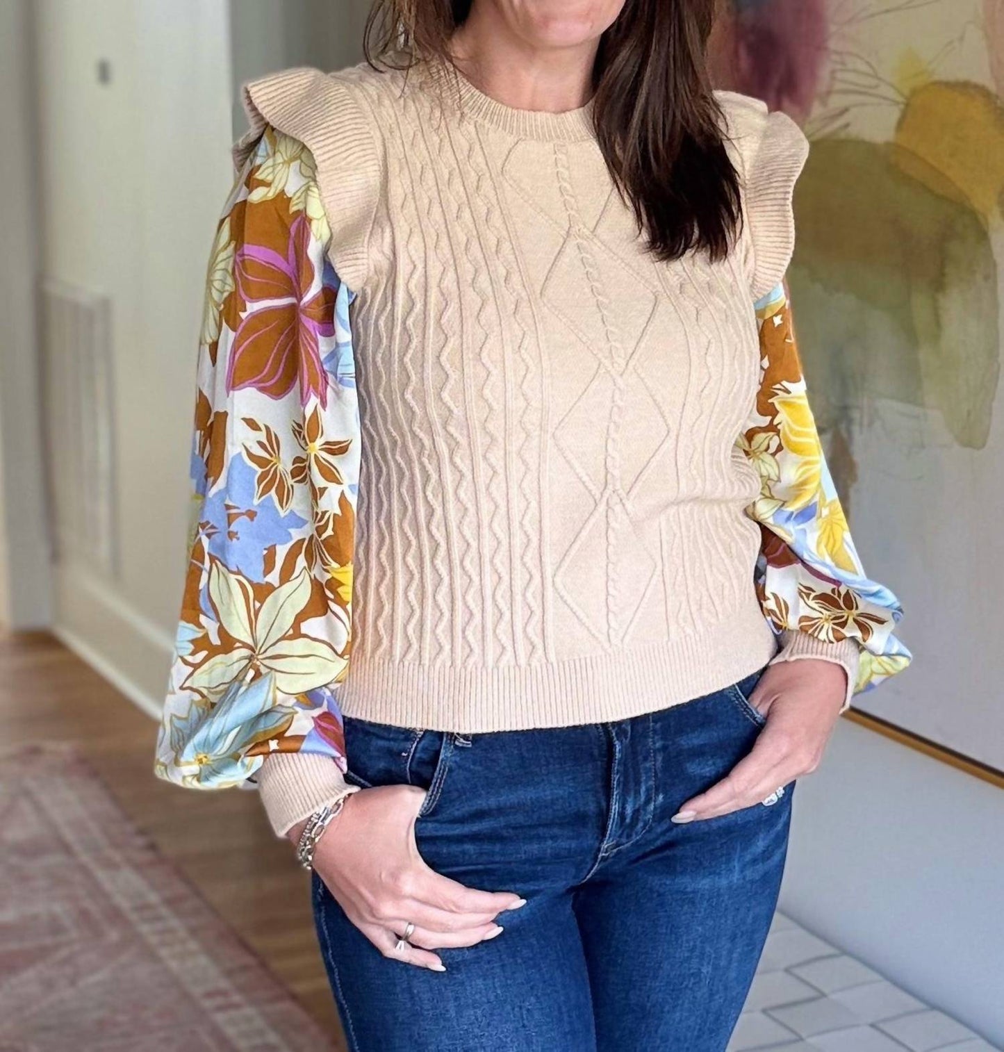 &Merci - Autumn Breeze Long Sleeve Sweater