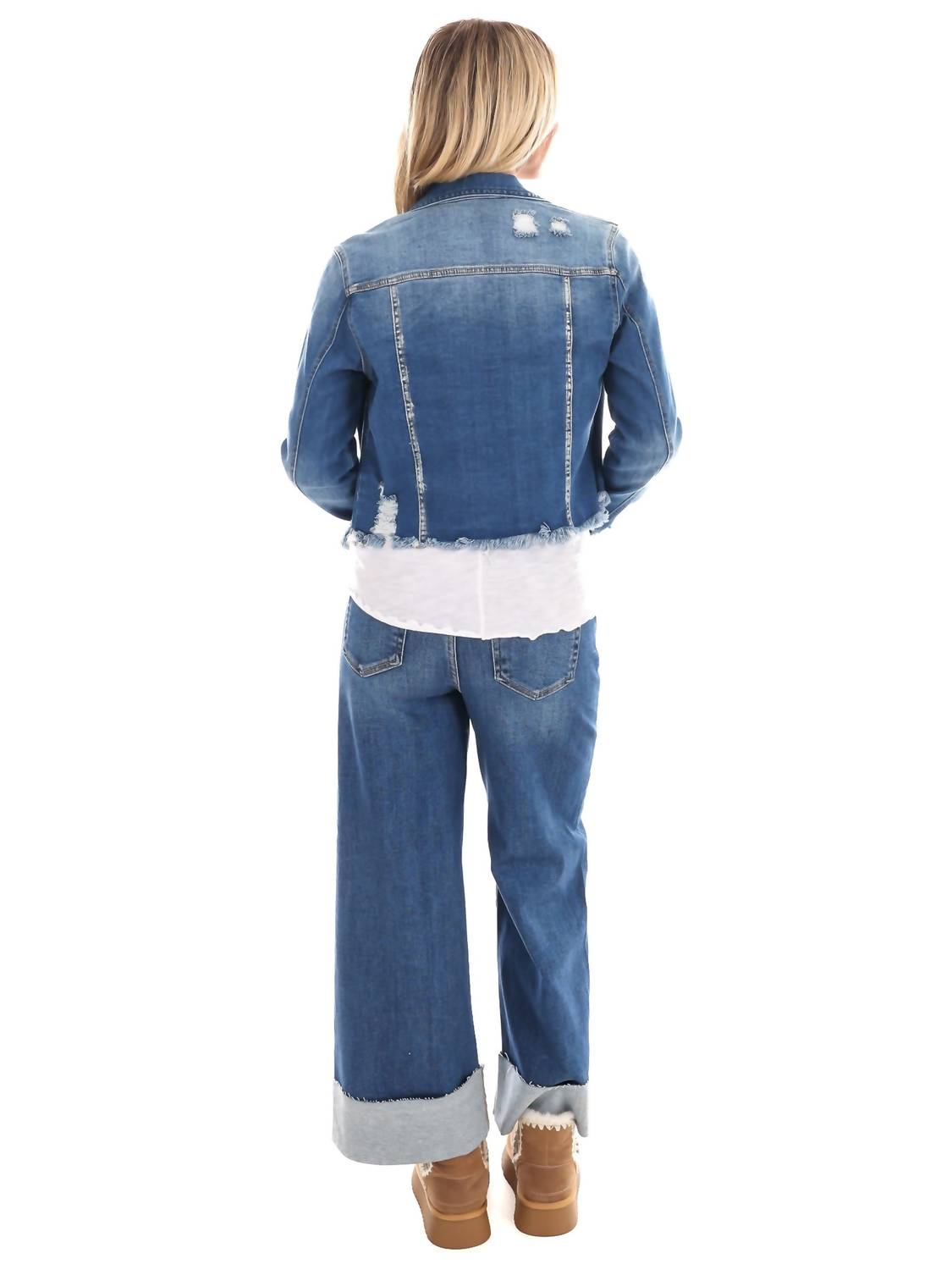 Risen - Drift Distressed Denim Jacket