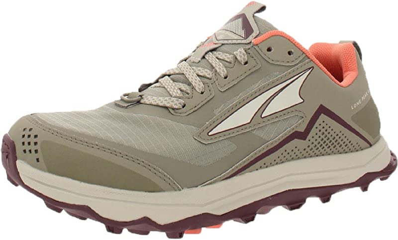 Tênis de corrida de trilha ALTRA Lone Peak 5 feminino, cáqui, tamanho 11,5 B(M) EUA