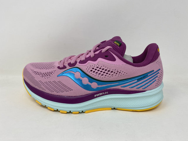 Tênis de corrida Saucony Ride 14 feminino Future Pink tamanho 7 B(M) EUA