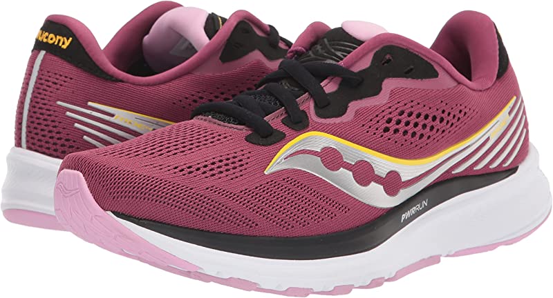 Tênis de corrida Saucony Ride 14 feminino, amarelo, tamanho 10 B(M) EUA